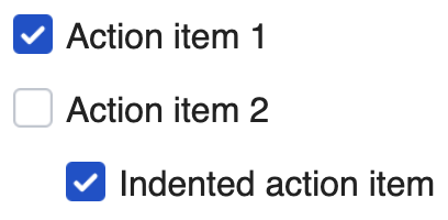 Task list